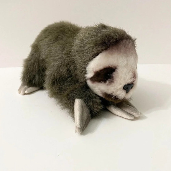 Demdaco Creeping Small Sloth Plush Stuffed Animal 9 Inch Long - Picture 1 of 15